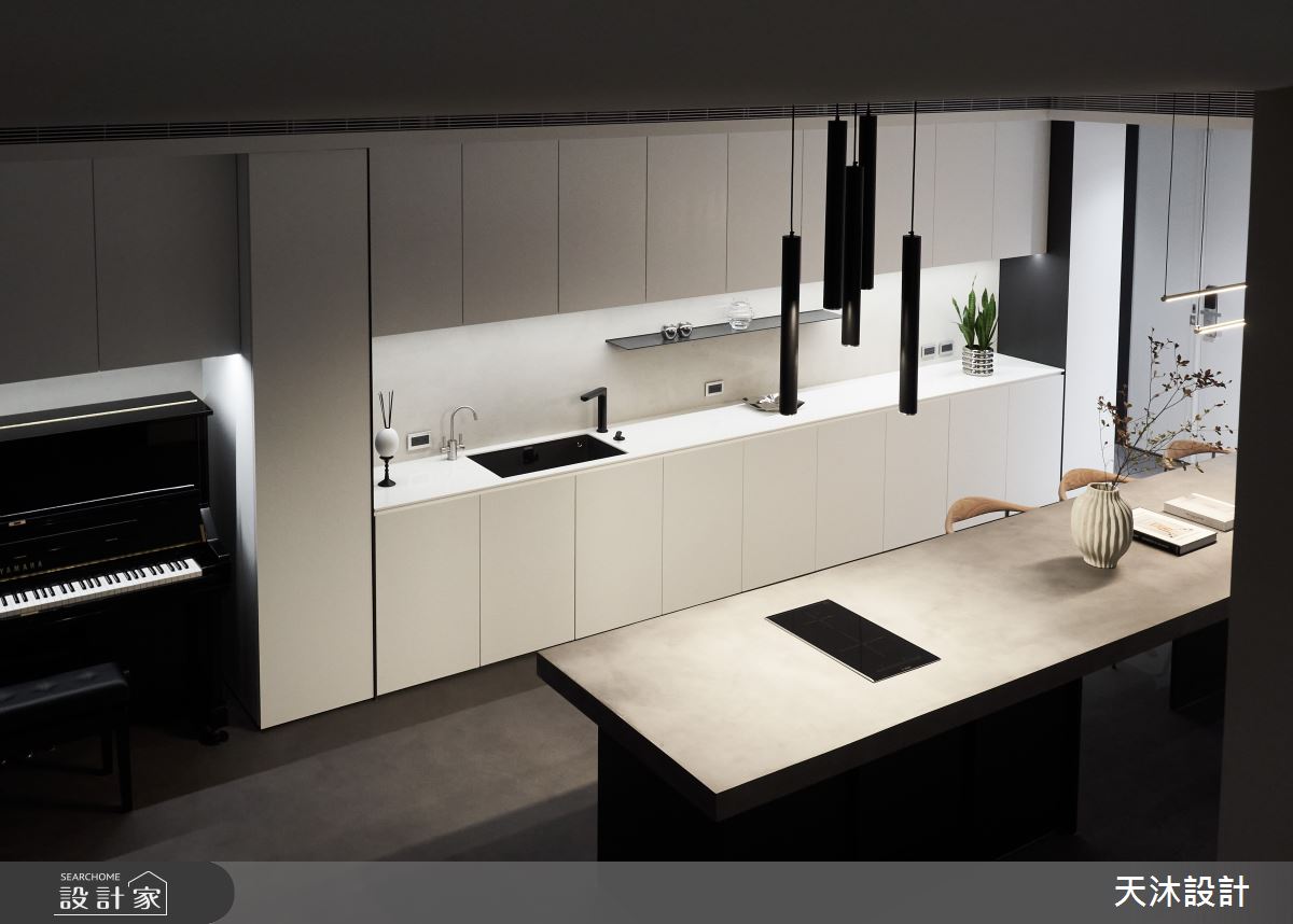 217坪老屋(31~40年)＿現代風廚房中島案例圖片＿天沐設計 T.M Design Studio＿天沐_12之48