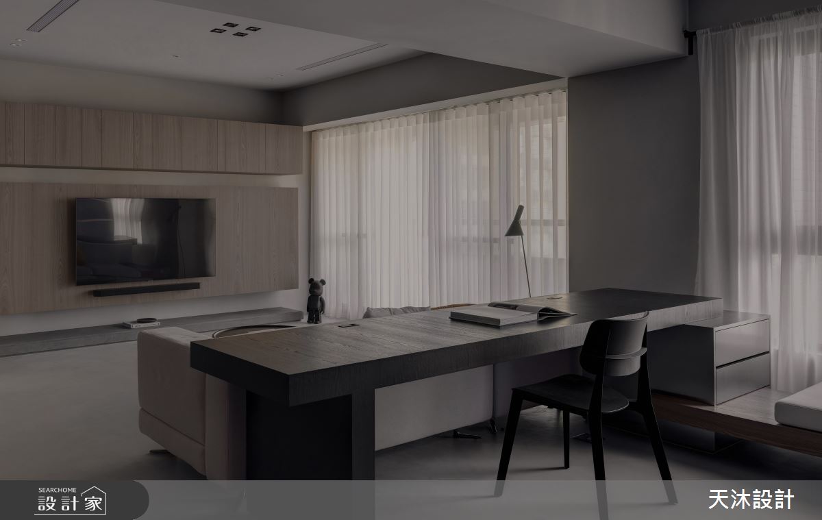 44坪毛胚屋＿現代風客廳書房臥榻案例圖片＿天沐設計 T.M Design Studio＿天沐_13之4