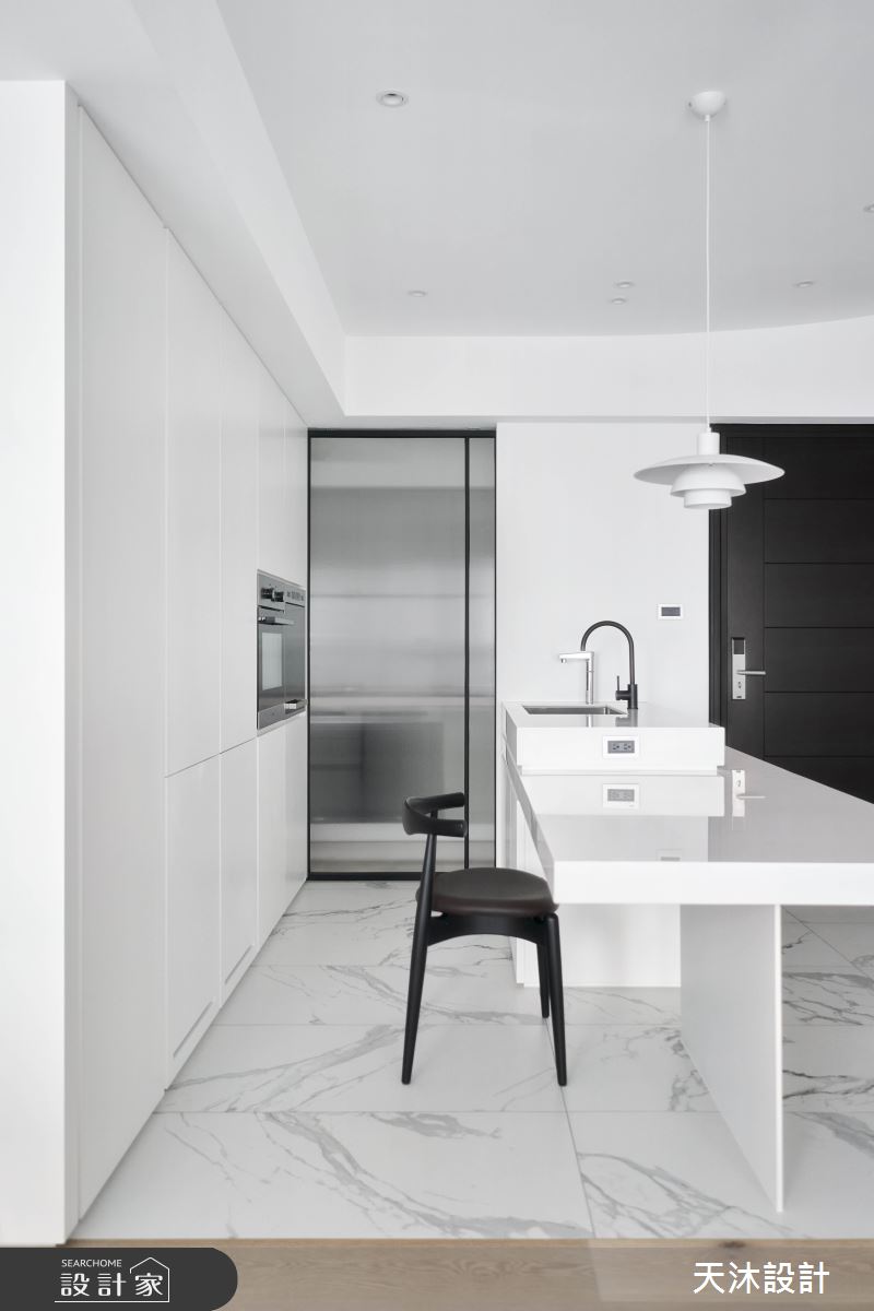 24坪毛胚屋＿現代風玄關餐廳中島案例圖片＿天沐設計 T.M Design Studio＿天沐_14之2