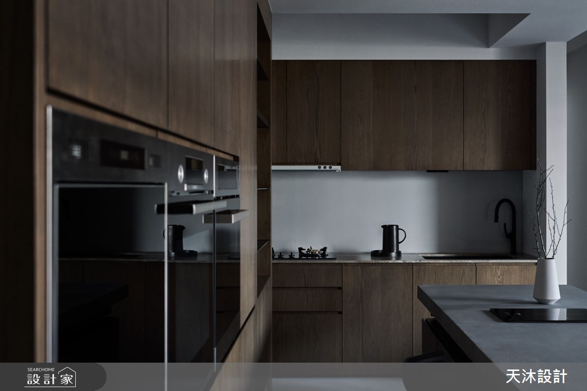 28坪新成屋(5年以下)＿現代簡約風廚房案例圖片＿天沐設計 T.M Design Studio＿天沐_15之14