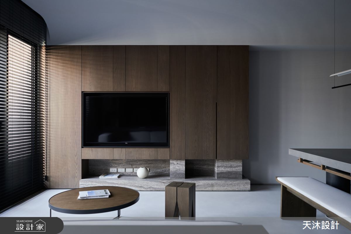 28坪新成屋(5年以下)＿現代簡約風客廳案例圖片＿天沐設計 T.M Design Studio＿天沐_15之8
