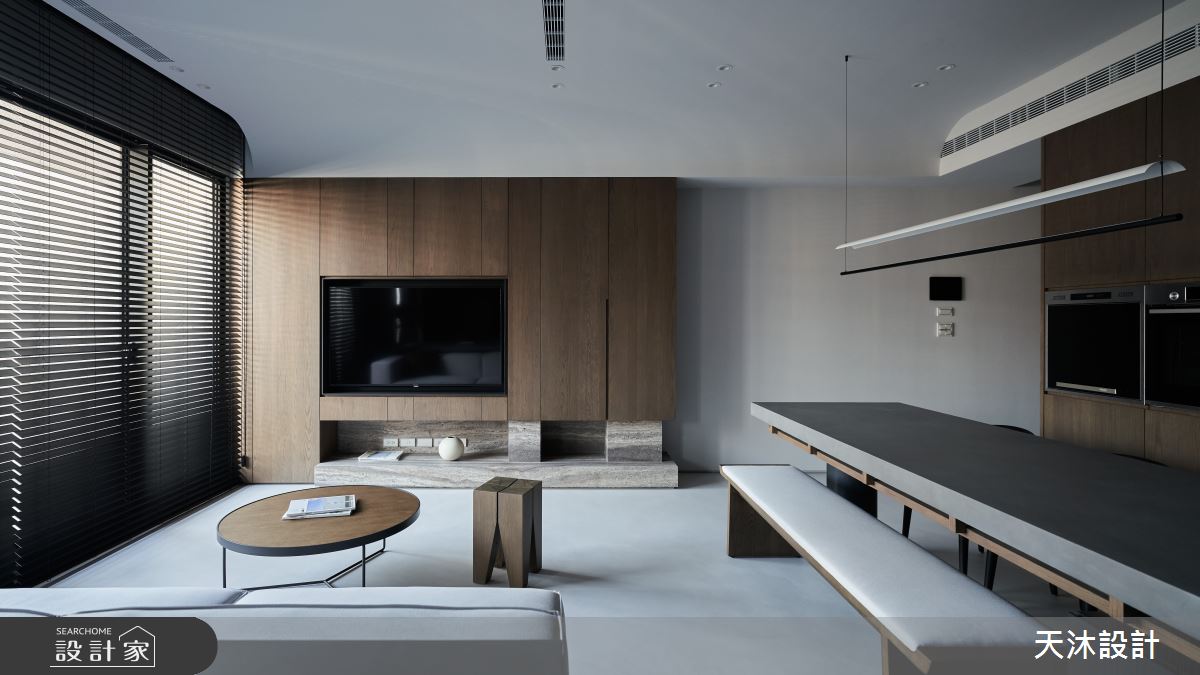 28坪新成屋(5年以下)＿現代簡約風客廳餐廳案例圖片＿天沐設計 T.M Design Studio＿天沐_15之9