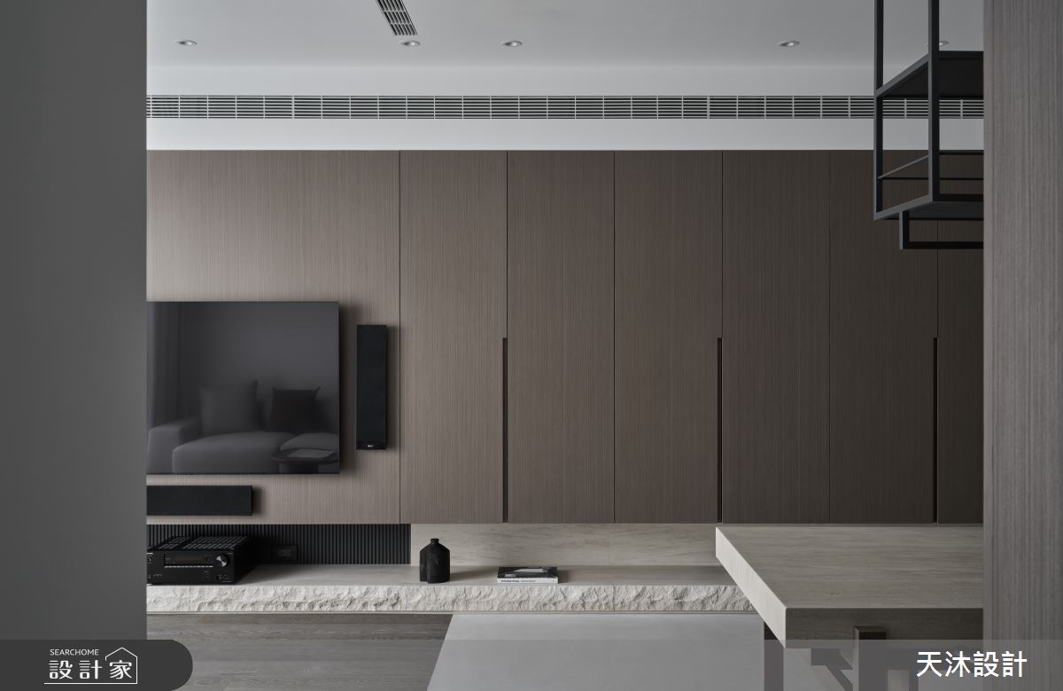 27坪新成屋(5年以下)＿現代簡約風客廳案例圖片＿天沐設計 T.M Design Studio＿天沐_16之2