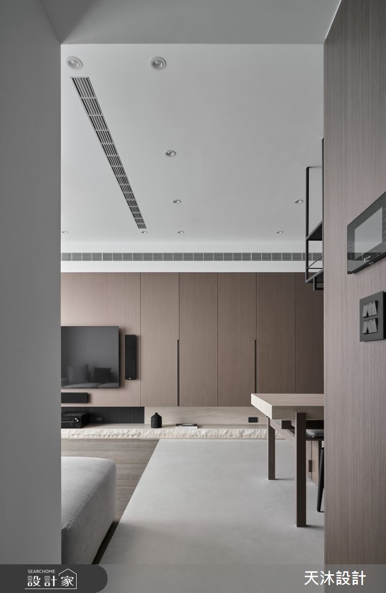 27坪新成屋(5年以下)＿現代簡約風客廳案例圖片＿天沐設計 T.M Design Studio＿天沐_16之19