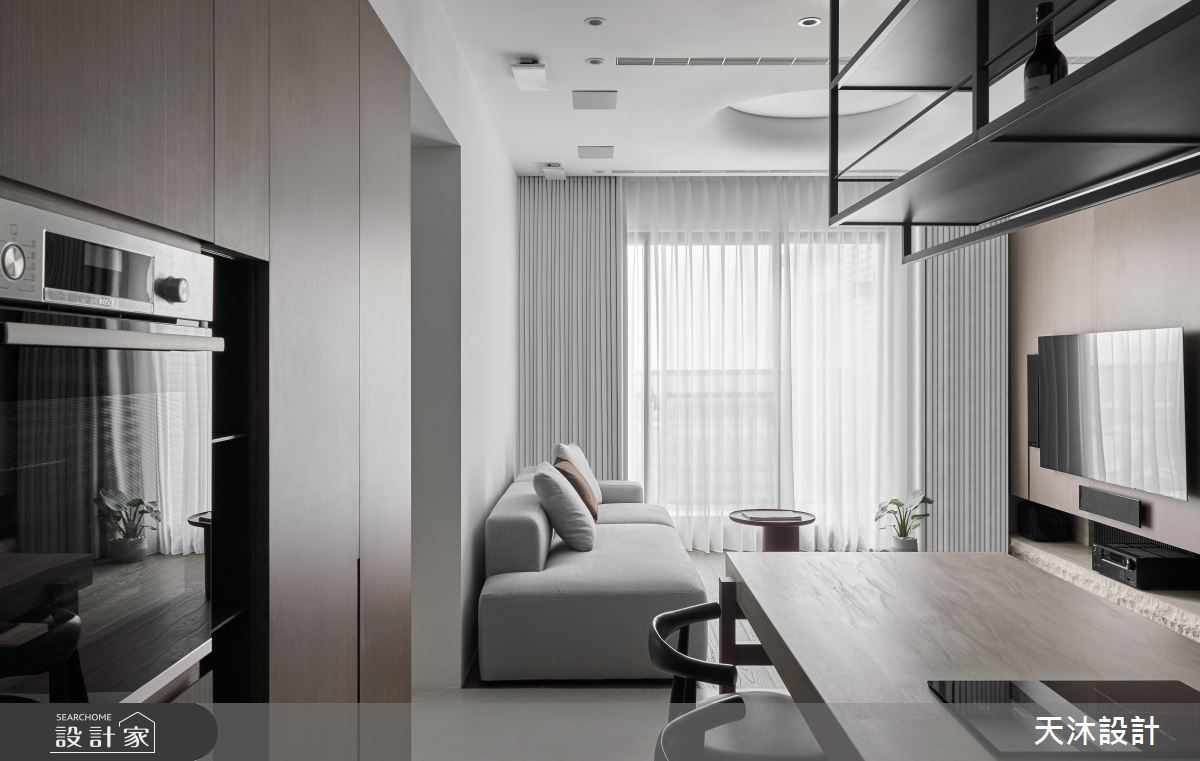 27坪新成屋(5年以下)＿現代簡約風客廳餐廳案例圖片＿天沐設計 T.M Design Studio＿天沐_16之8