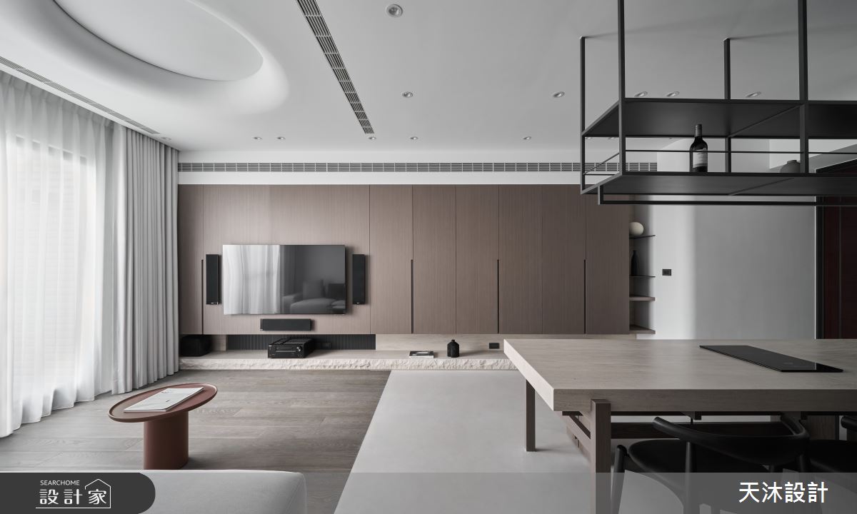27坪新成屋(5年以下)＿現代簡約風客廳餐廳案例圖片＿天沐設計 T.M Design Studio＿天沐_16之7