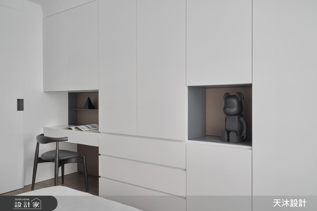 27坪新成屋(5年以下)＿現代簡約風臥室案例圖片＿天沐設計 T.M Design Studio＿天沐_16之28