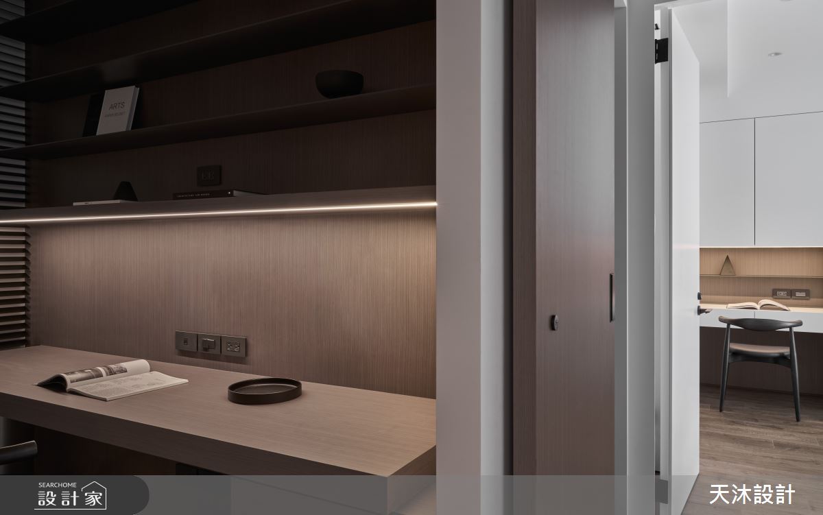 27坪新成屋(5年以下)＿現代簡約風書房案例圖片＿天沐設計 T.M Design Studio＿天沐_16之21