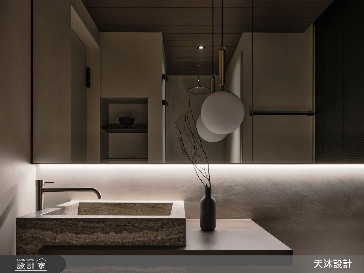 毛胚屋＿侘寂風浴室案例圖片＿天沐設計 T.M Design Studio＿天沐_17之23
