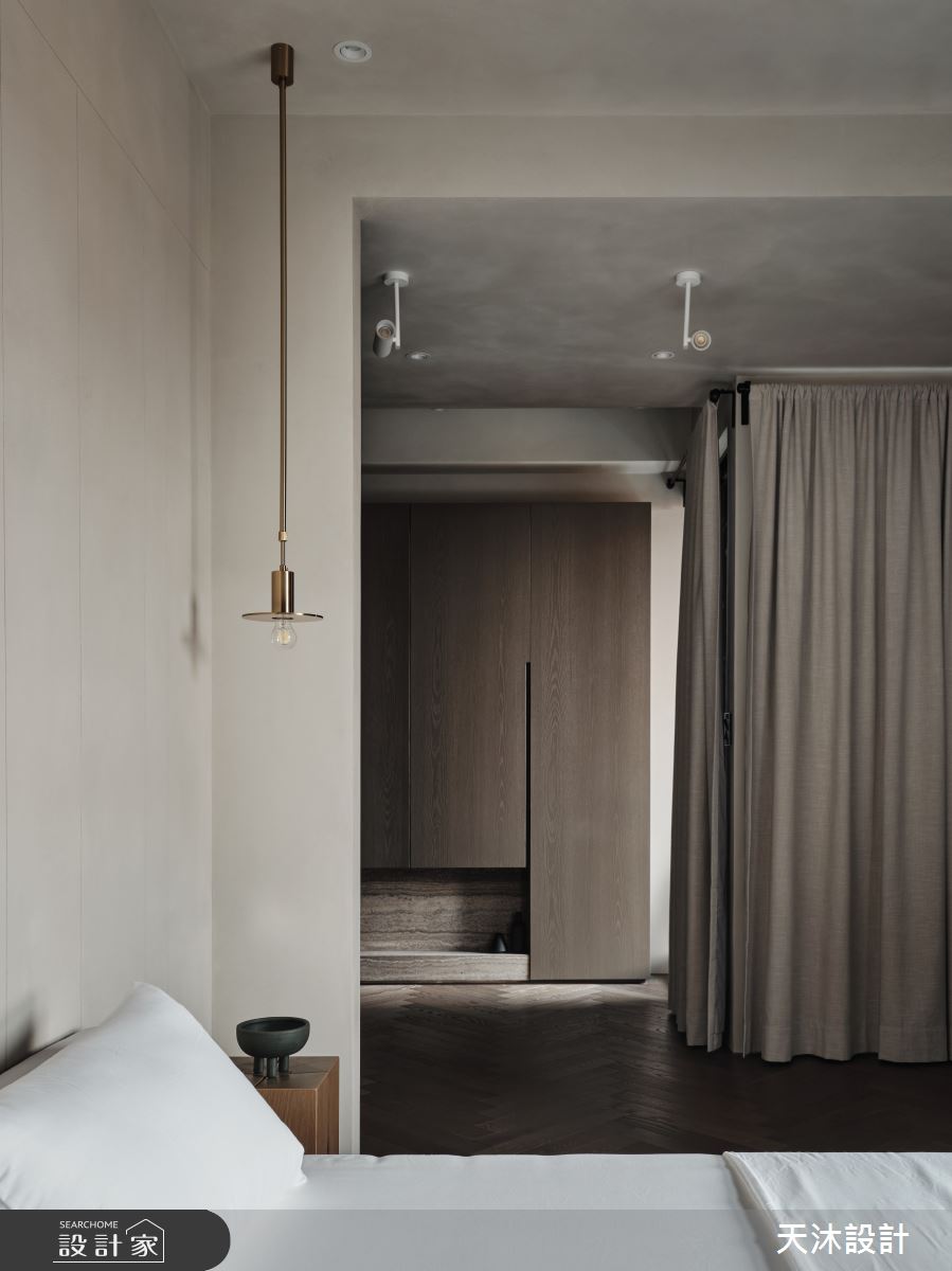 毛胚屋＿侘寂風客廳臥室案例圖片＿天沐設計 T.M Design Studio＿天沐_17之13