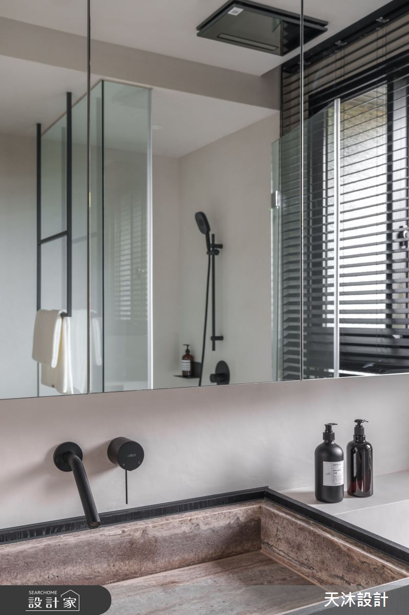 52坪中古屋(5~15年)＿侘寂風浴室案例圖片＿天沐設計 T.M Design Studio＿天沐_18之32