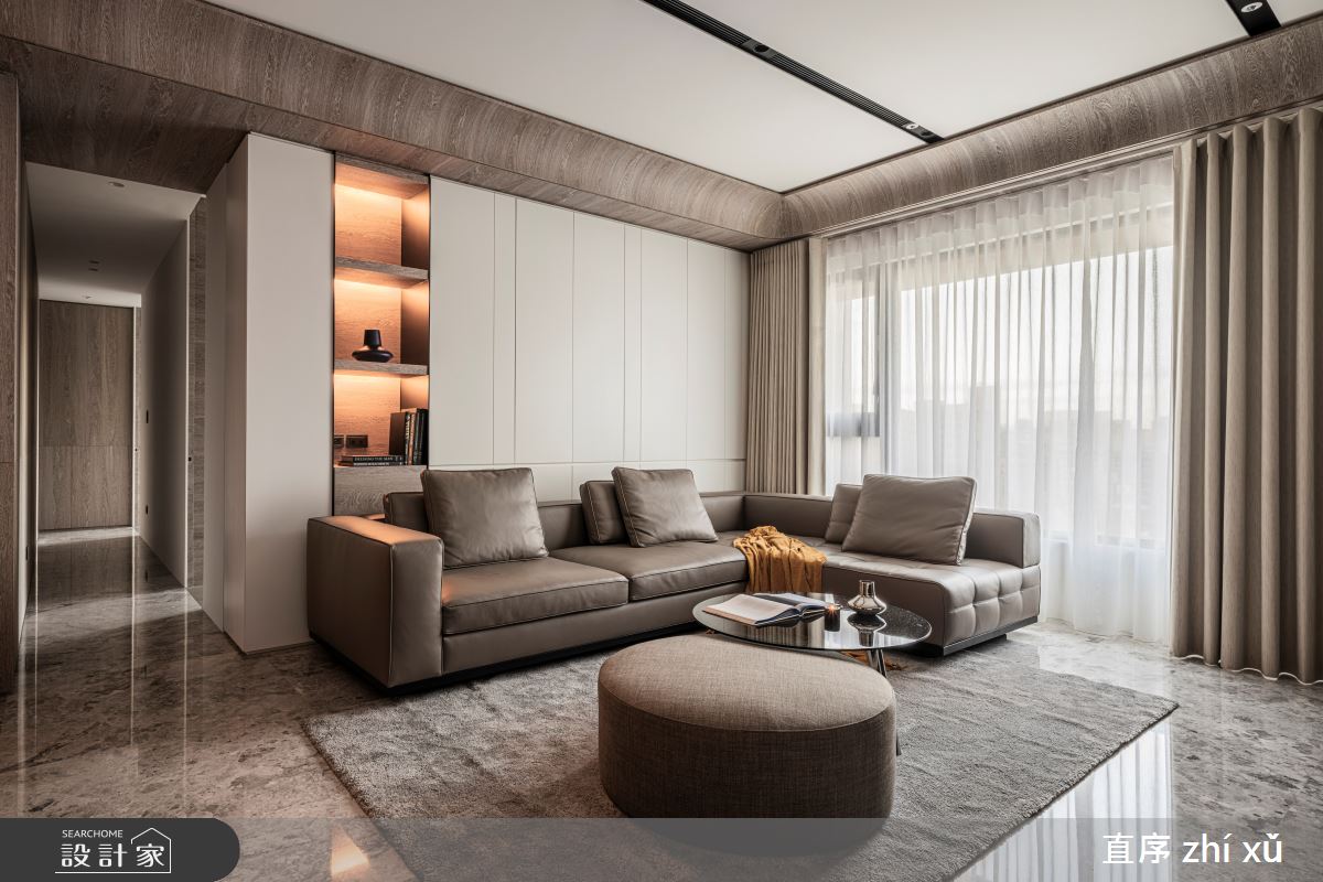 50坪新成屋(5年以下)＿現代風案例圖片＿直序室內設計＿直序_05暮,與光之4