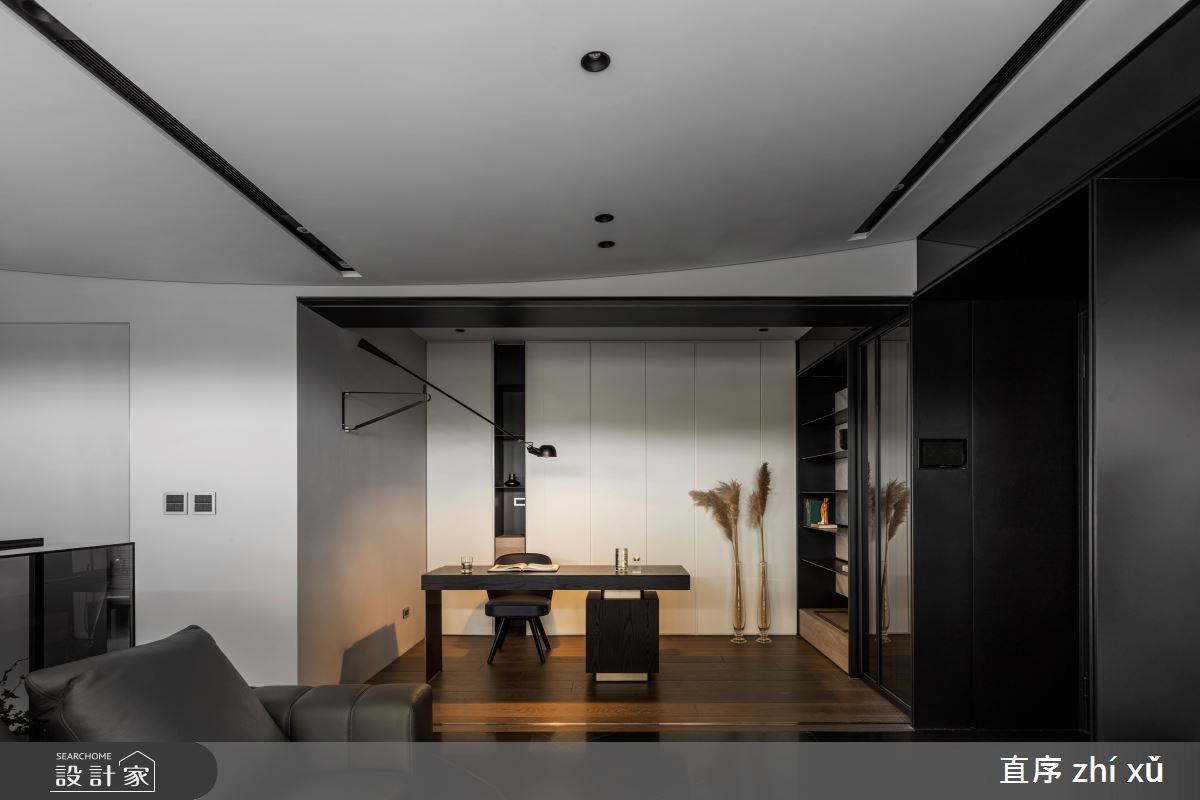 35坪新成屋(5年以下)＿現代風書房案例圖片＿直序室內設計＿直序_07木柵L宅之12