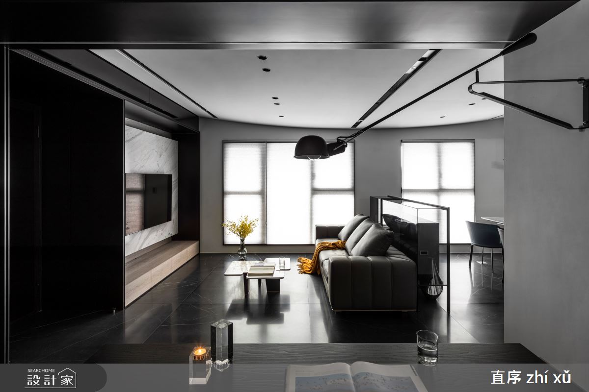 35坪新成屋(5年以下)＿現代風客廳案例圖片＿直序室內設計＿直序_07木柵L宅之8