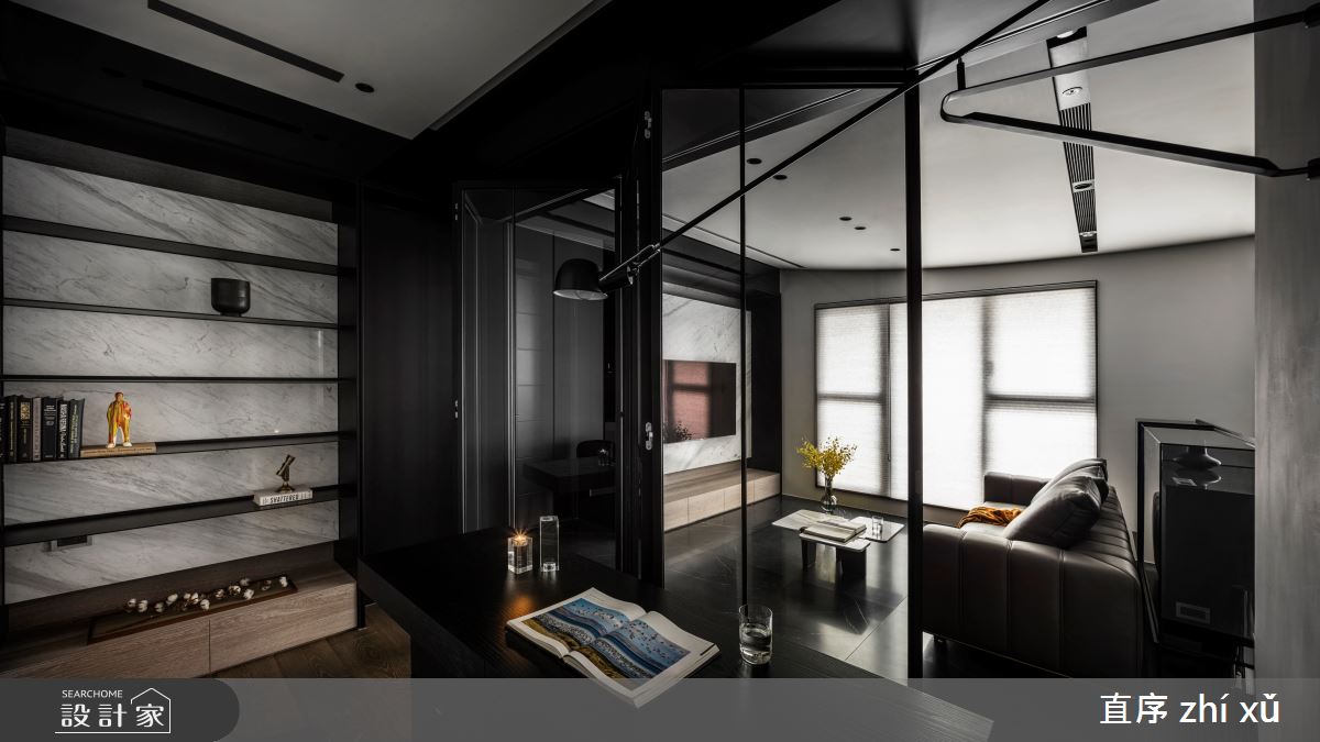 35坪新成屋(5年以下)＿現代風書房案例圖片＿直序室內設計＿直序_07木柵L宅之10