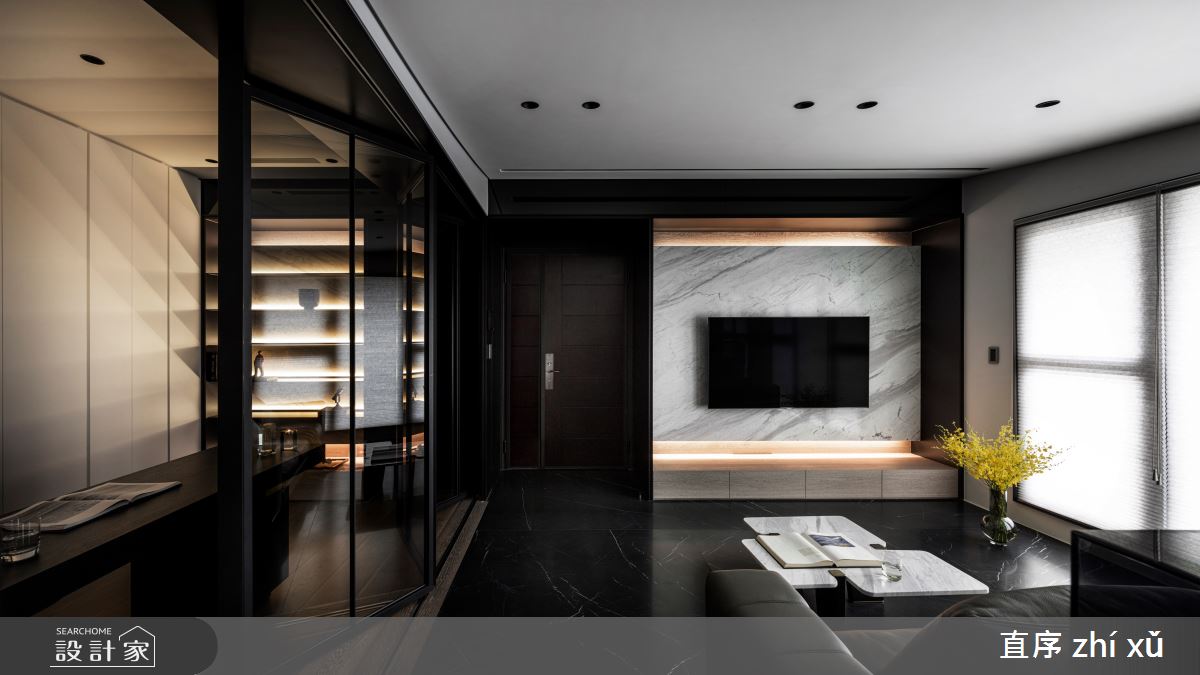 35坪新成屋(5年以下)＿現代風客廳案例圖片＿直序室內設計＿直序_07木柵L宅之2