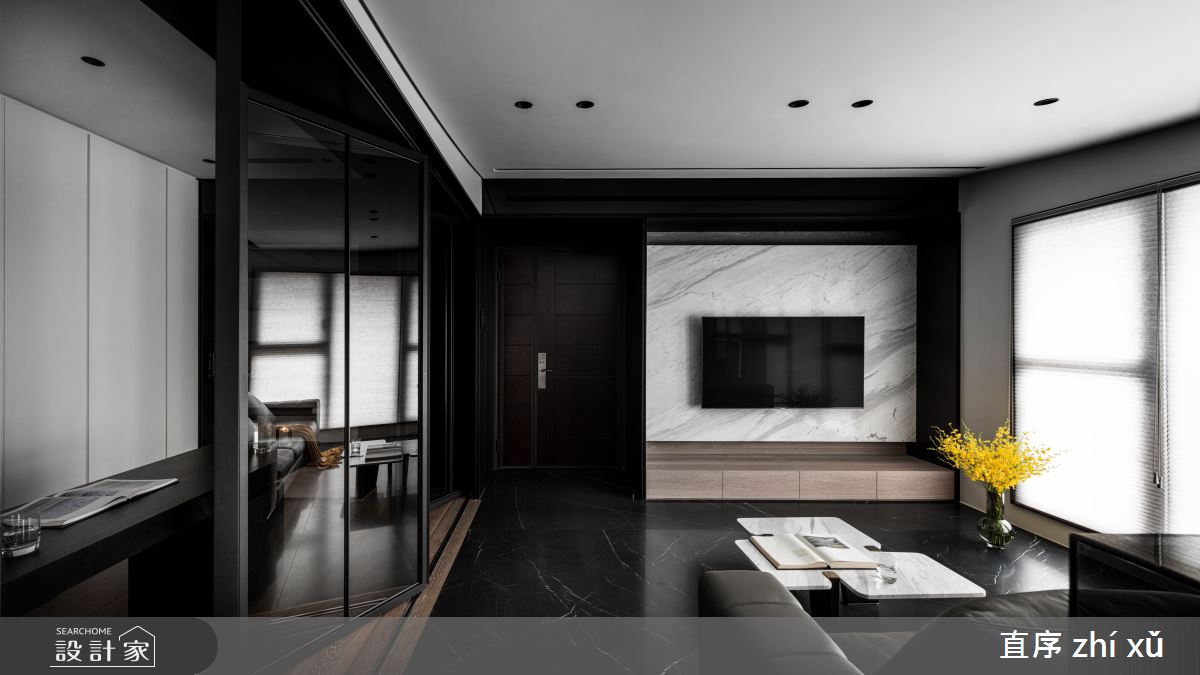 35坪新成屋(5年以下)＿現代風客廳案例圖片＿直序室內設計＿直序_07木柵L宅之1