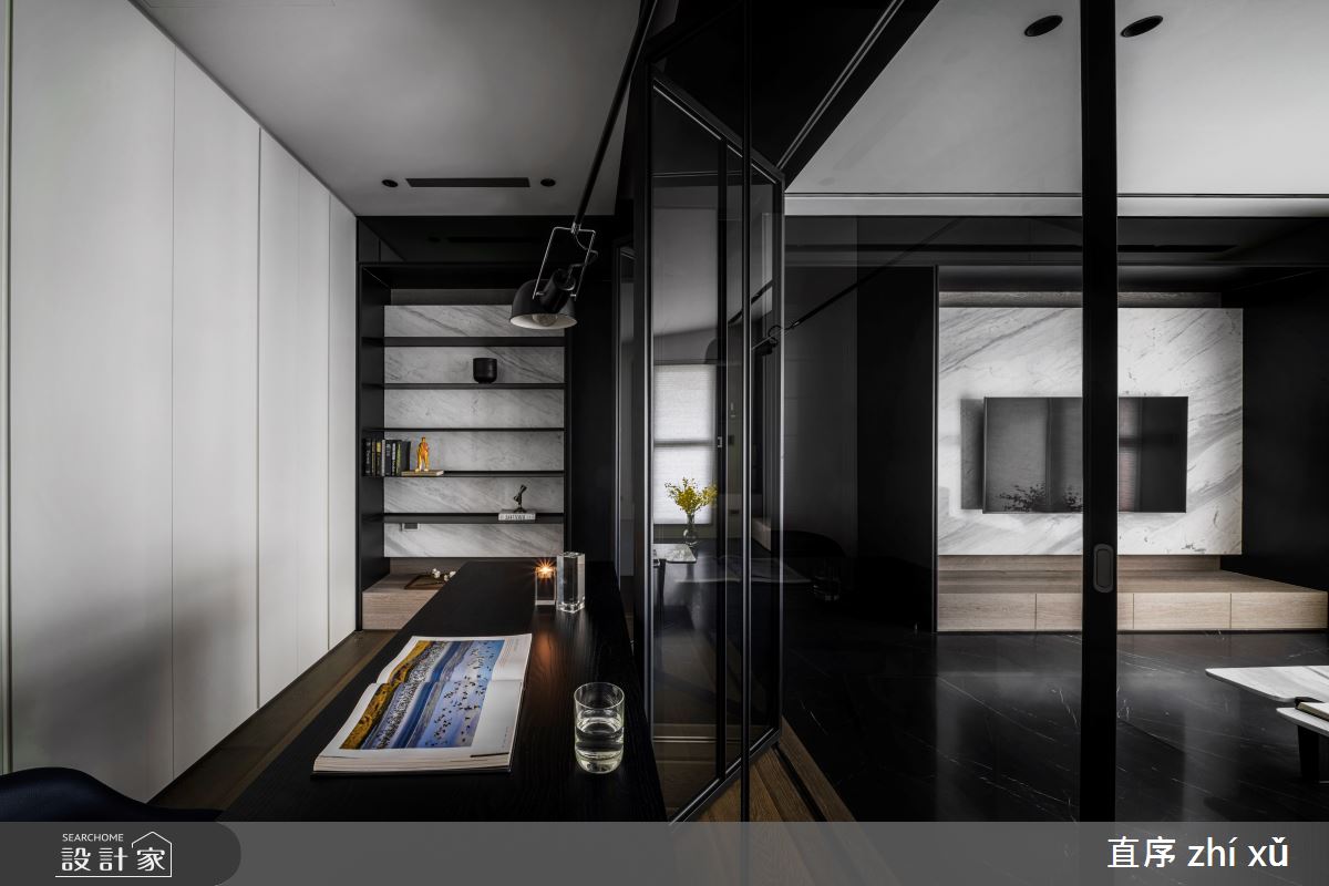35坪新成屋(5年以下)＿現代風書房案例圖片＿直序室內設計＿直序_07木柵L宅之9