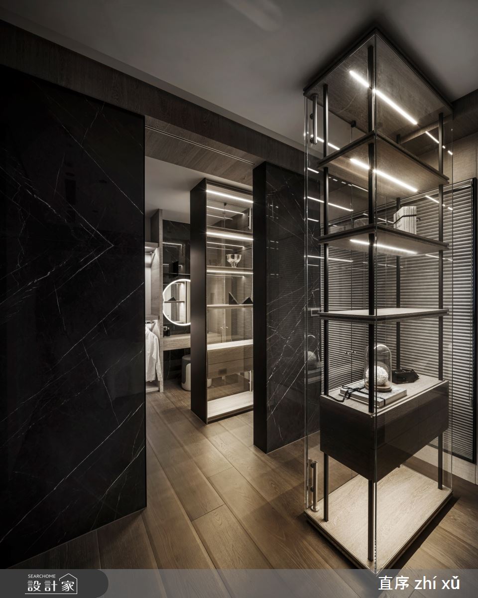 35坪新成屋(5年以下)＿現代風更衣間案例圖片＿直序室內設計＿直序_07木柵L宅之28