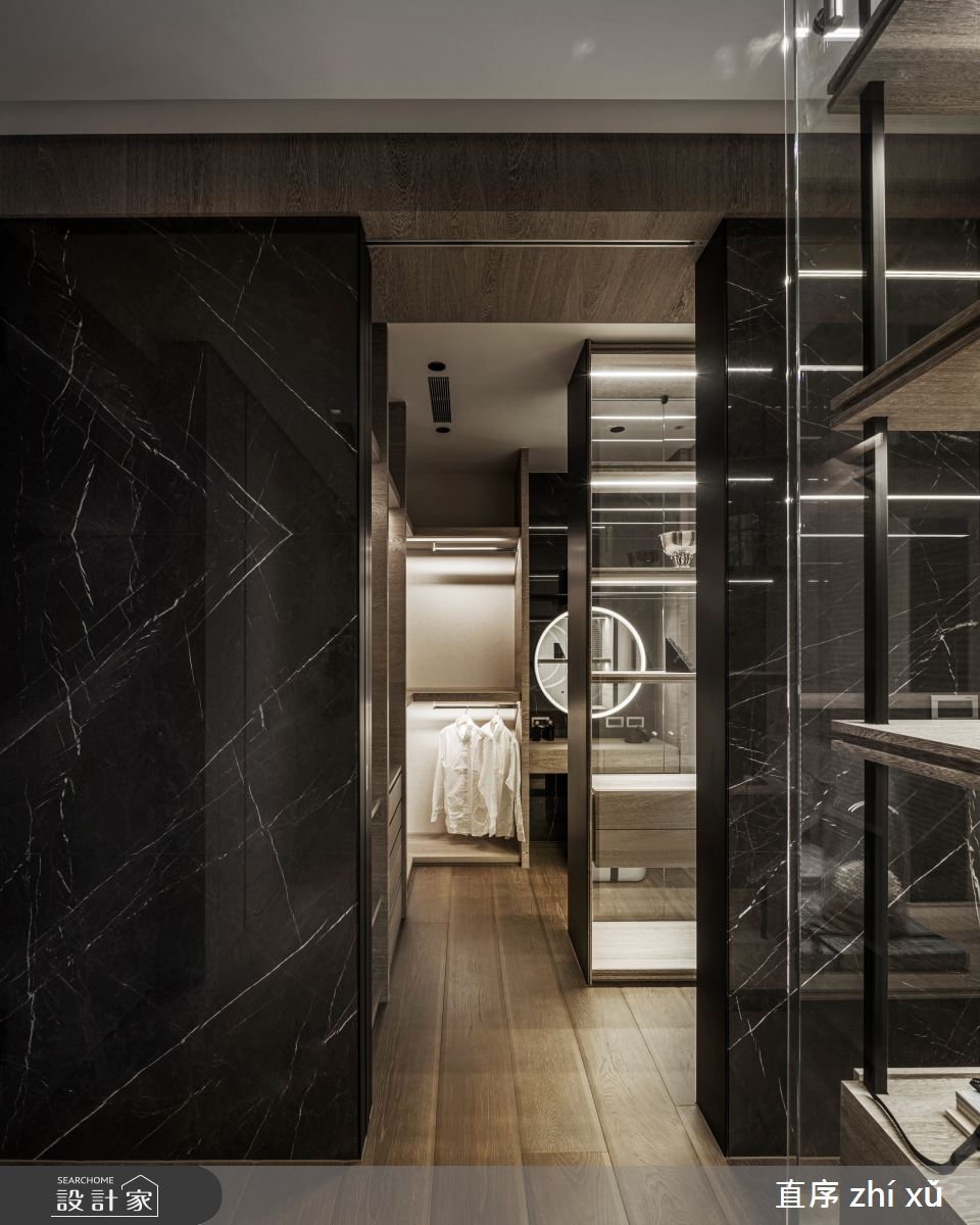 35坪新成屋(5年以下)＿現代風更衣間案例圖片＿直序室內設計＿直序_07木柵L宅之29