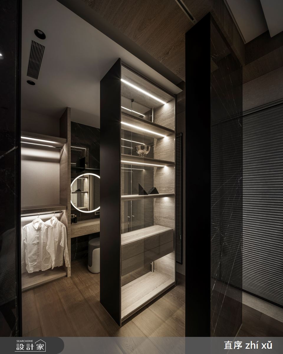 35坪新成屋(5年以下)＿現代風更衣間案例圖片＿直序室內設計＿直序_07木柵L宅之30