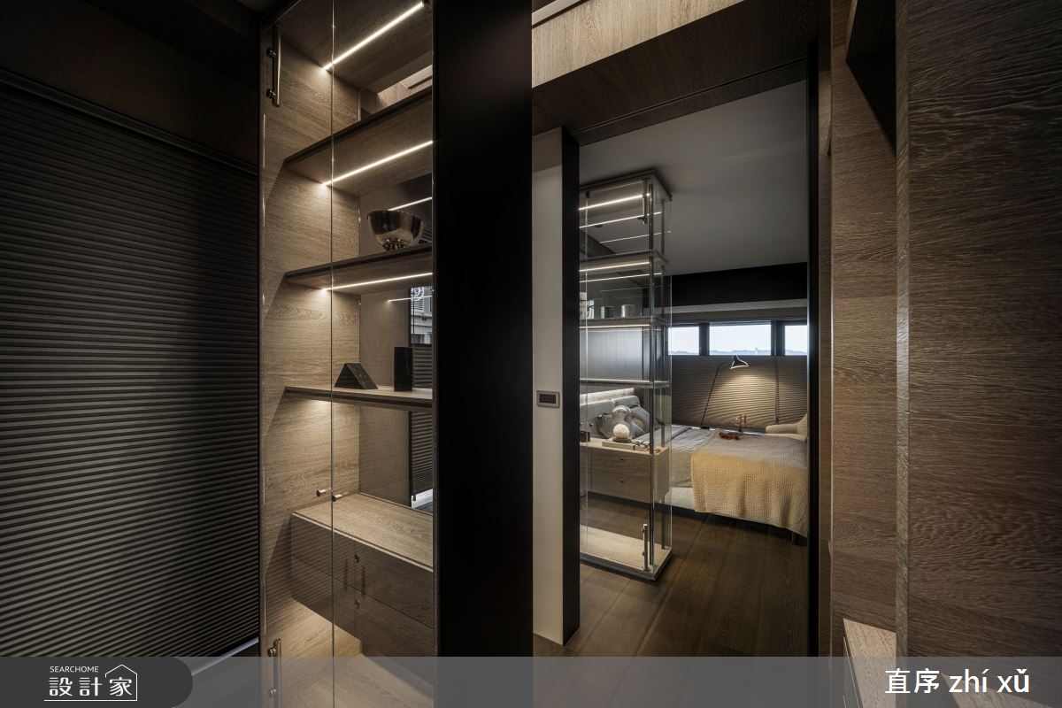 35坪新成屋(5年以下)＿現代風更衣間案例圖片＿直序室內設計＿直序_07木柵L宅之31