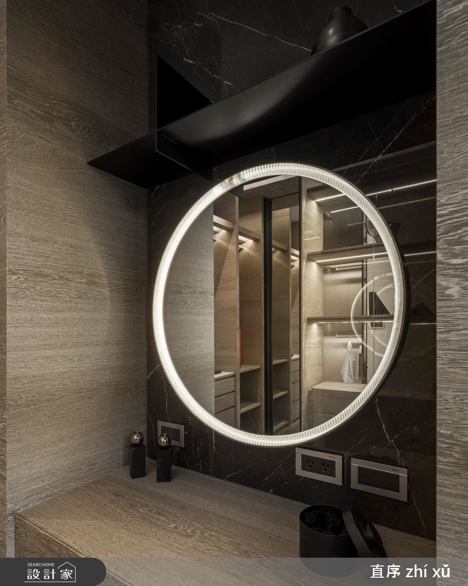 35坪新成屋(5年以下)＿現代風更衣間案例圖片＿直序室內設計＿直序_07木柵L宅之34