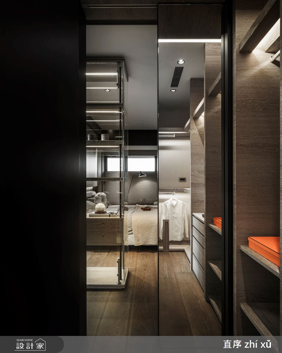 35坪新成屋(5年以下)＿現代風更衣間案例圖片＿直序室內設計＿直序_07木柵L宅之33