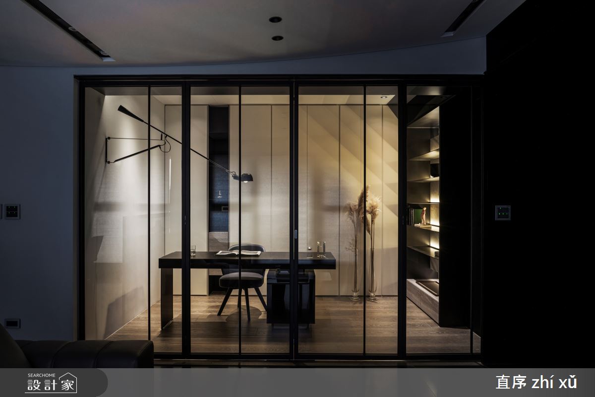 35坪新成屋(5年以下)＿現代風書房案例圖片＿直序室內設計＿直序_07木柵L宅之36