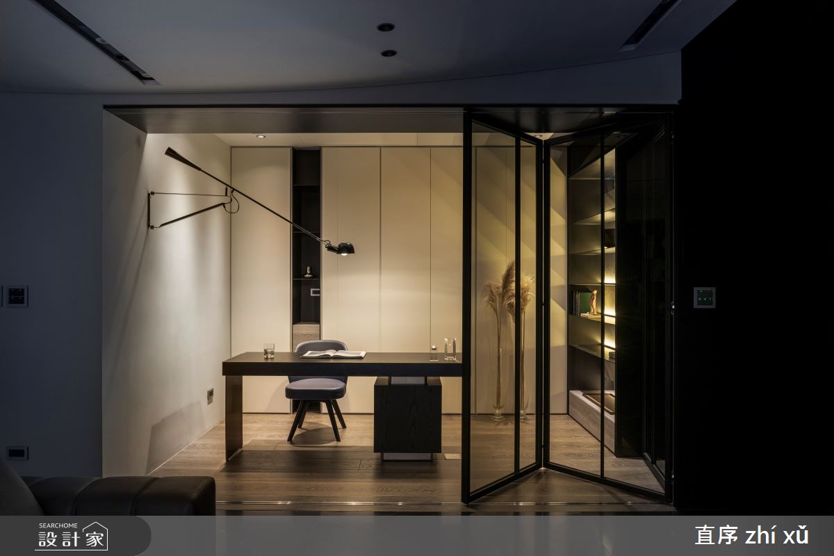 35坪新成屋(5年以下)＿現代風書房案例圖片＿直序室內設計＿直序_07木柵L宅之39
