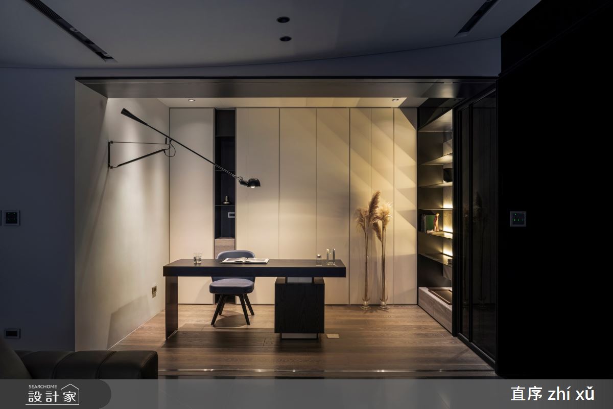 35坪新成屋(5年以下)＿現代風書房案例圖片＿直序室內設計＿直序_07木柵L宅之40
