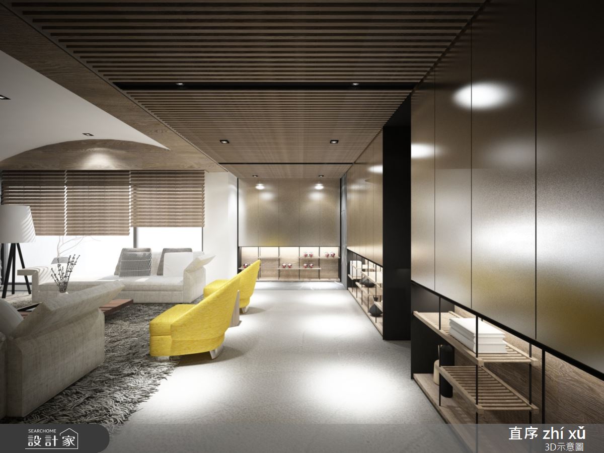 45坪毛胚屋＿現代風客廳案例圖片＿直序室內設計＿直序_09桃園之4