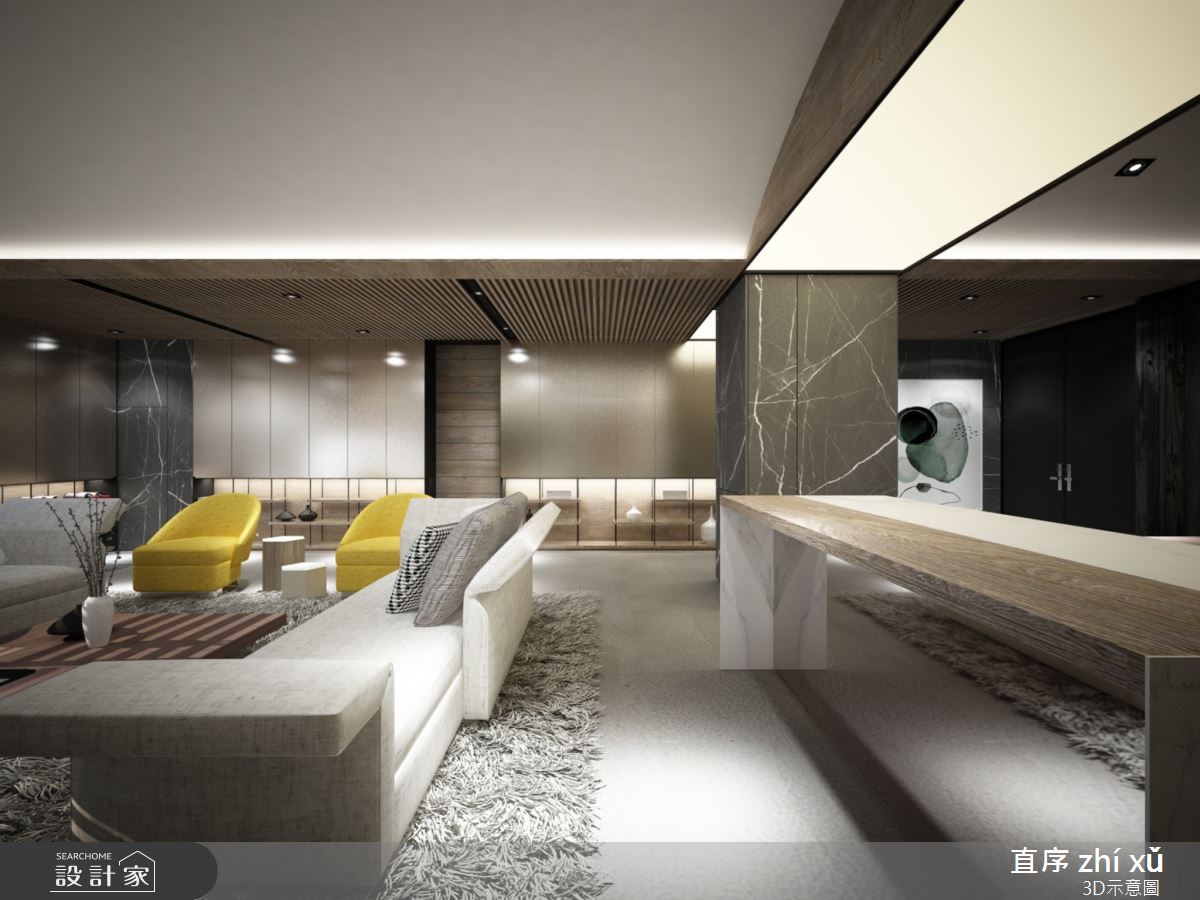 45坪毛胚屋＿現代風客廳案例圖片＿直序室內設計＿直序_09桃園之8