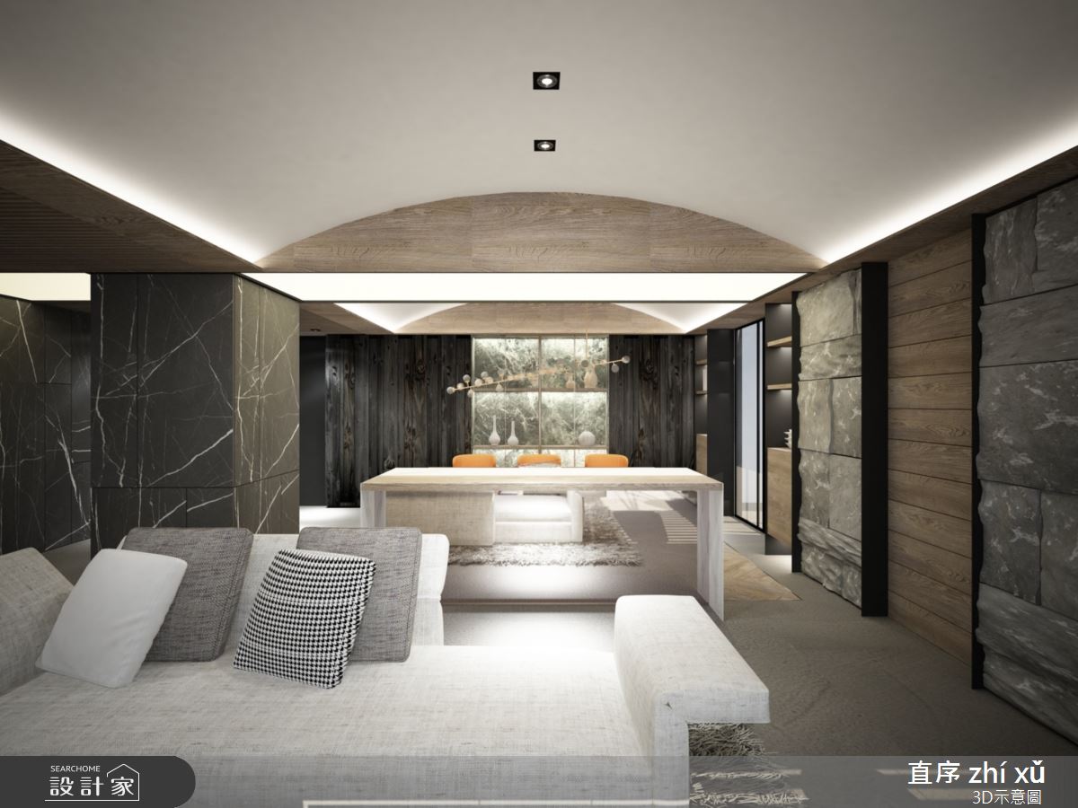 45坪毛胚屋＿現代風客廳案例圖片＿直序室內設計＿直序_09桃園之9