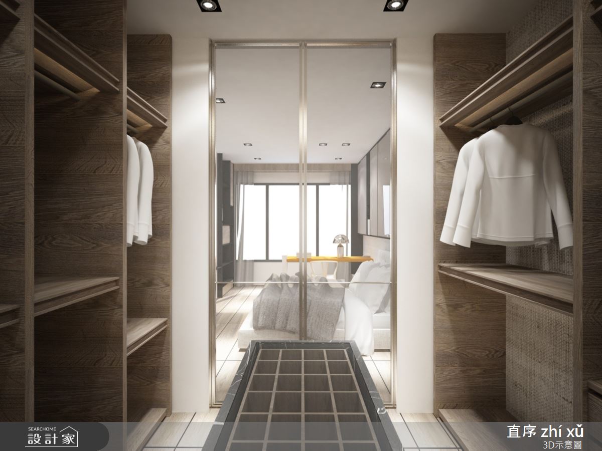 45坪毛胚屋＿現代風更衣間案例圖片＿直序室內設計＿直序_09桃園之19