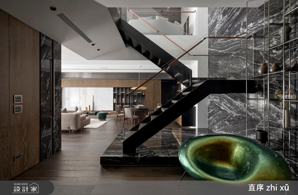 73坪新成屋(5年以下)＿現代風樓梯案例圖片＿直序室內設計＿直序_11層遞之間之18
