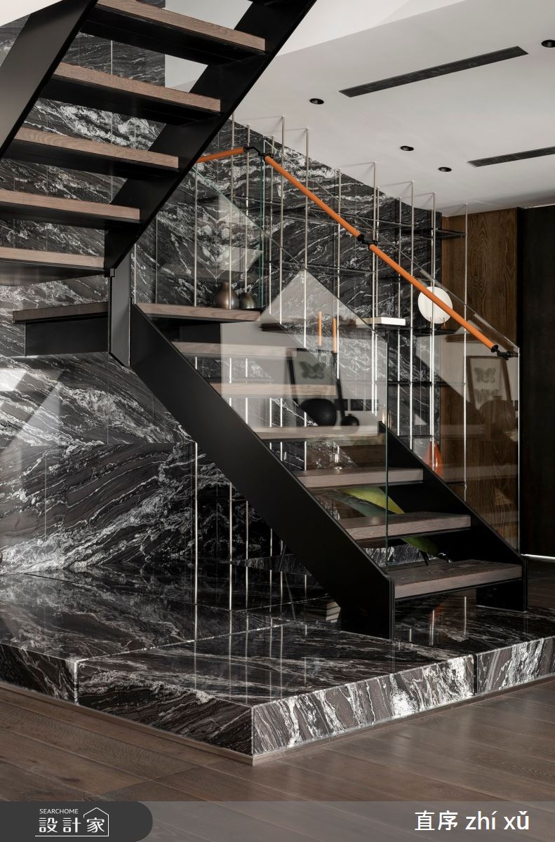 73坪新成屋(5年以下)＿現代風樓梯案例圖片＿直序室內設計＿直序_11層遞之間之16