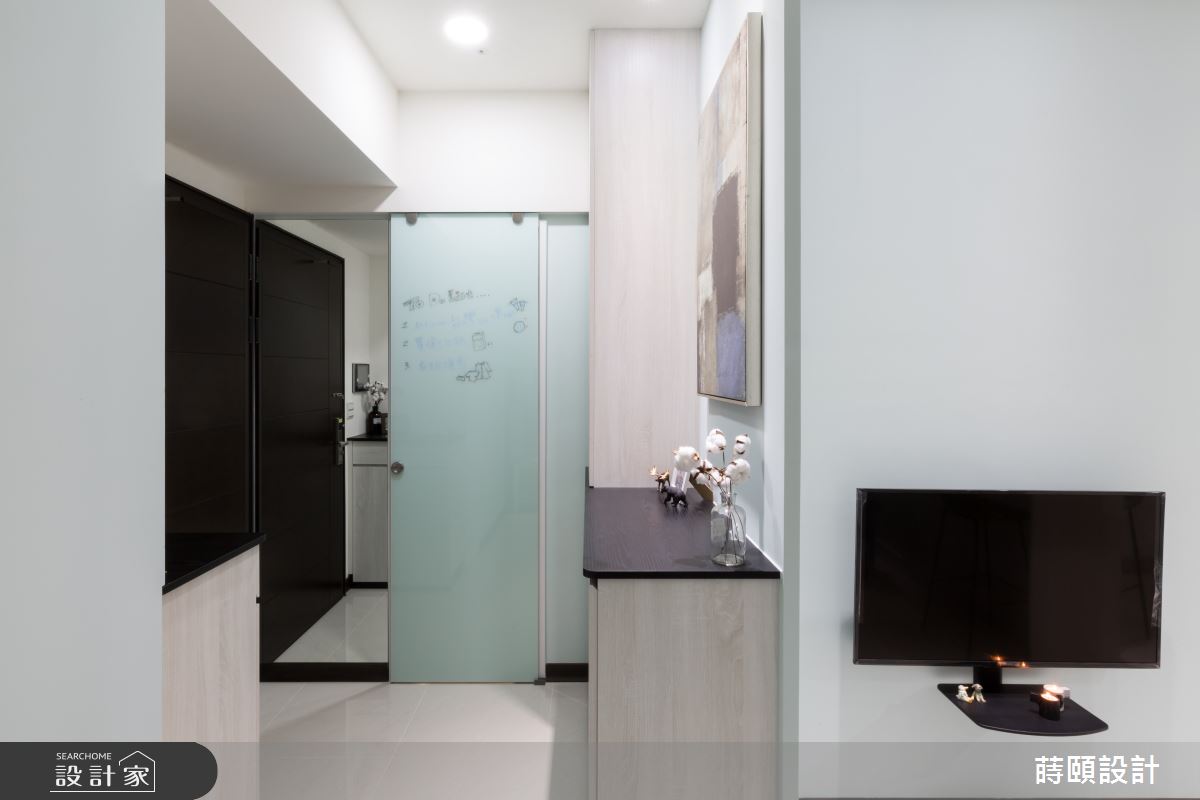 18坪新成屋(5年以下)＿北歐風玄關案例圖片＿蒔頤設計＿蒔頤_確幸時光之1