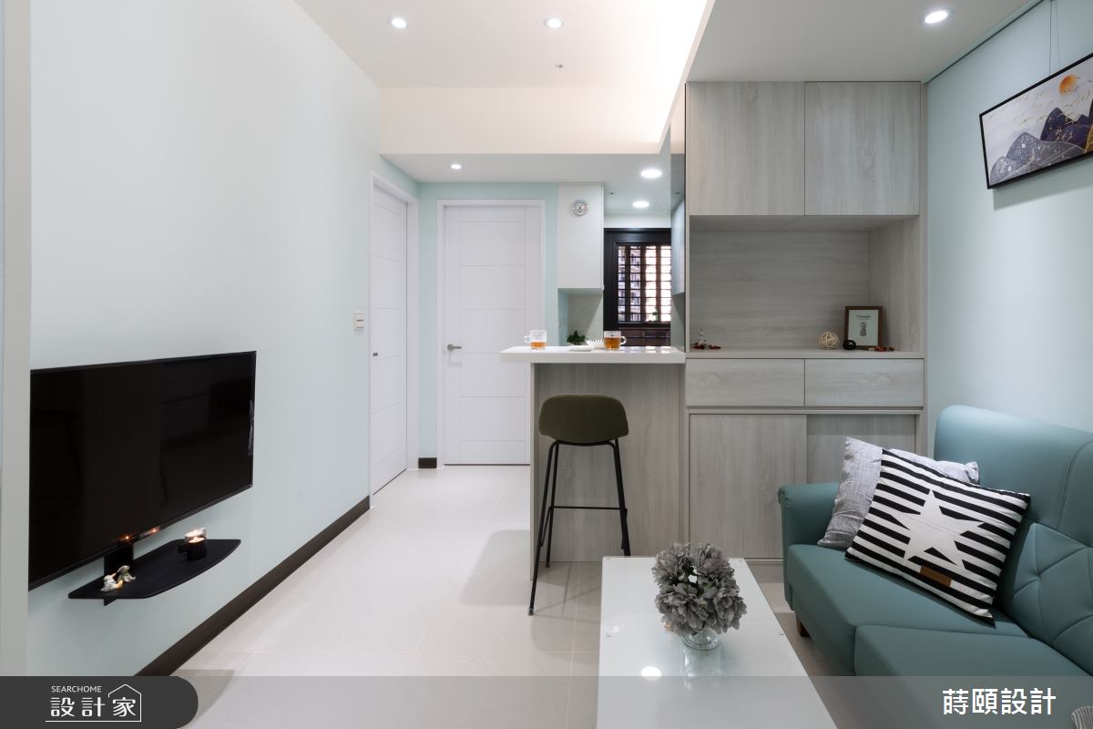 18坪新成屋(5年以下)＿北歐風客廳案例圖片＿蒔頤設計＿蒔頤_確幸時光之5