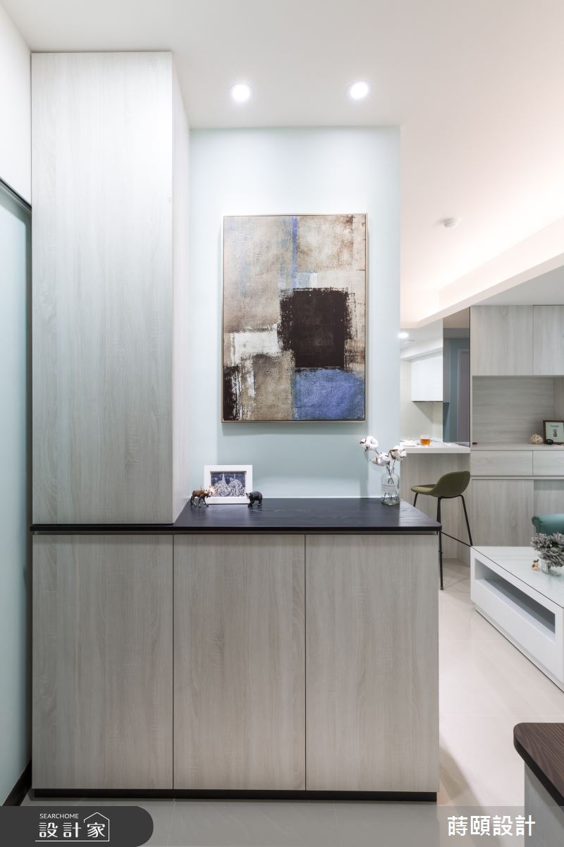 18坪新成屋(5年以下)＿北歐風玄關案例圖片＿蒔頤設計＿蒔頤_確幸時光之2