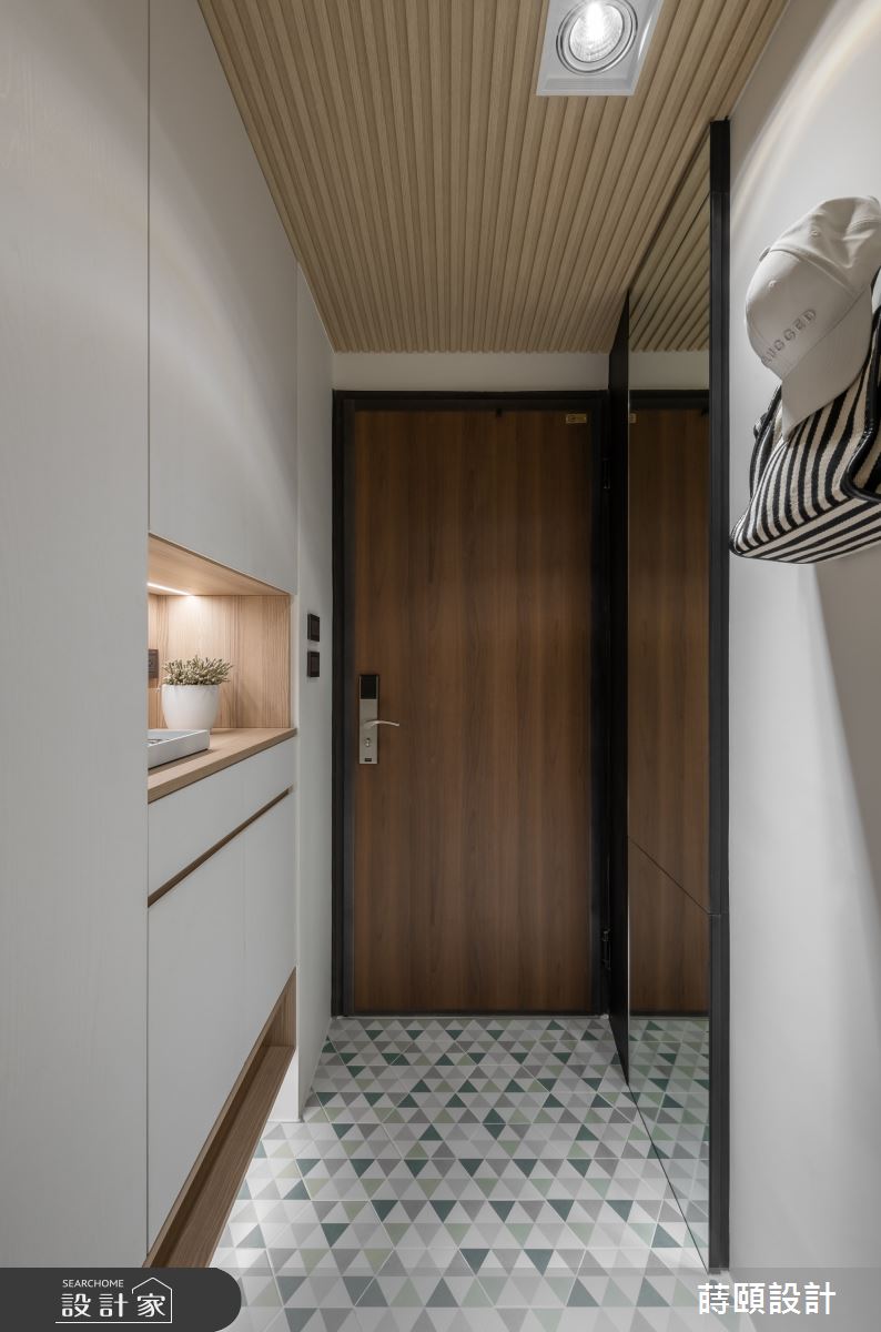 新成屋(5年以下)＿北歐風玄關案例圖片＿蒔頤設計＿蒔頤_灰色悸動之1