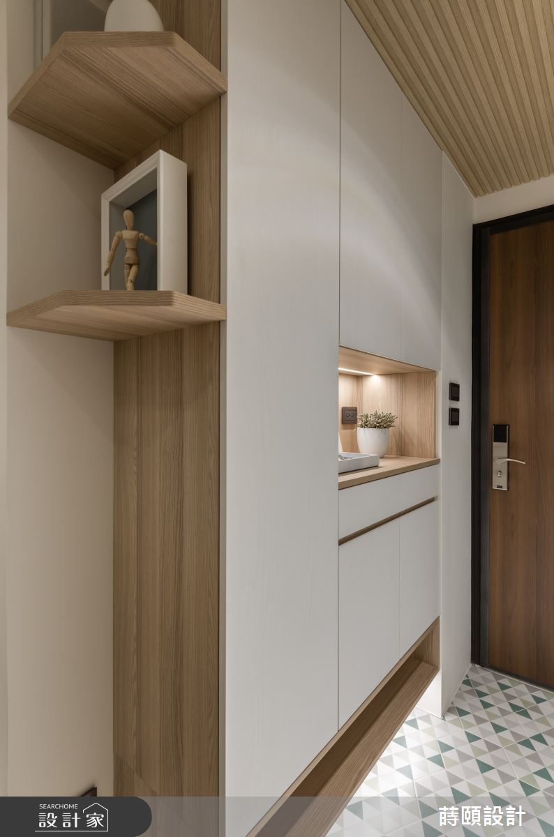 新成屋(5年以下)＿北歐風玄關案例圖片＿蒔頤設計＿蒔頤_灰色悸動之2