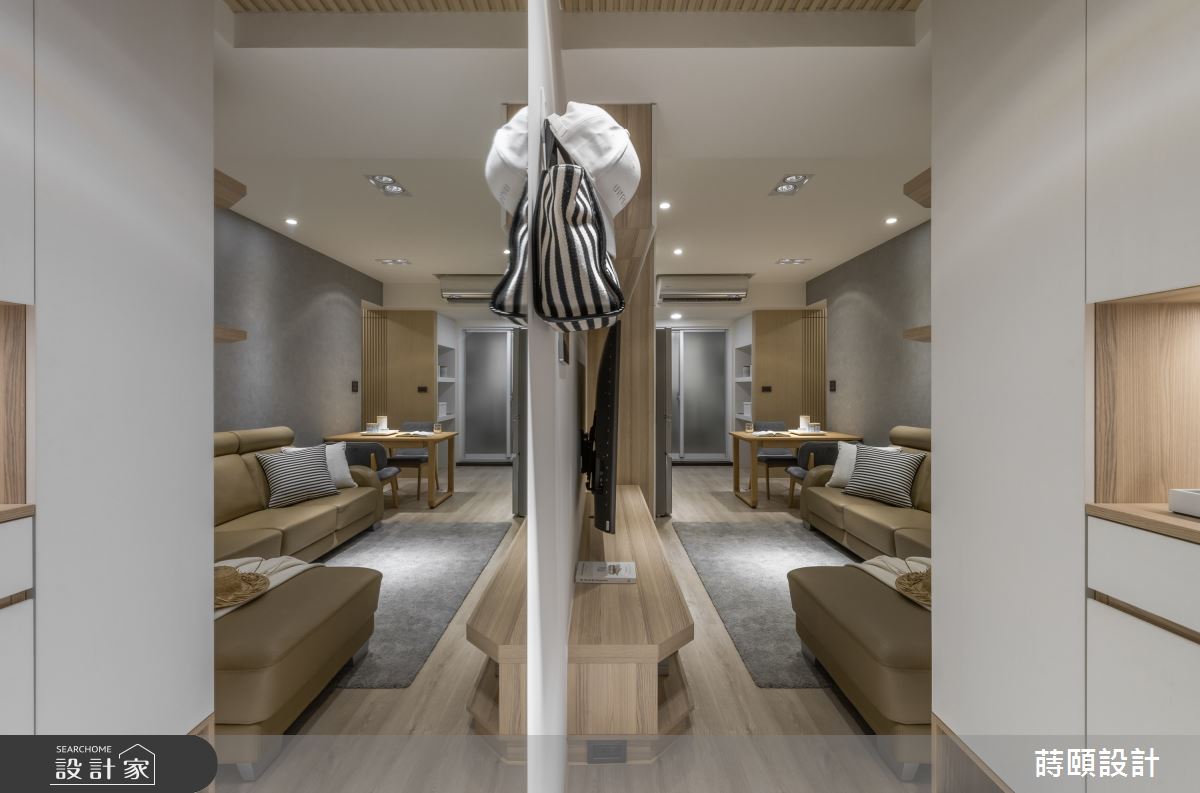 新成屋(5年以下)＿北歐風玄關案例圖片＿蒔頤設計＿蒔頤_灰色悸動之4