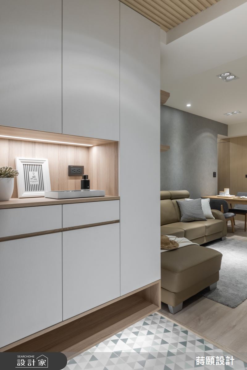 新成屋(5年以下)＿北歐風玄關案例圖片＿蒔頤設計＿蒔頤_灰色悸動之3