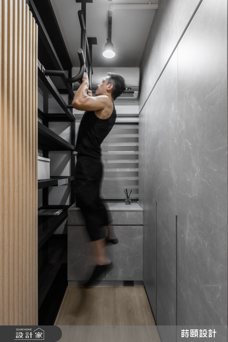 新成屋(5年以下)＿北歐風儲藏室家庭健身房案例圖片＿蒔頤設計＿蒔頤_灰色悸動之20