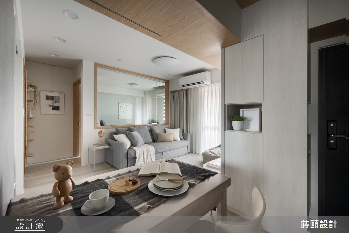 21坪老屋(16~30年)＿北歐風玄關客廳餐廳案例圖片＿蒔頤設計＿蒔頤_流光彩韻之2
