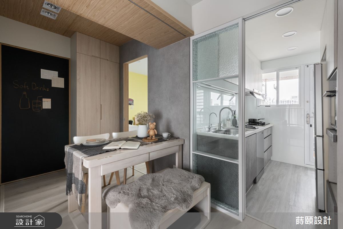 21坪老屋(16~30年)＿北歐風餐廳廚房案例圖片＿蒔頤設計＿蒔頤_流光彩韻之9