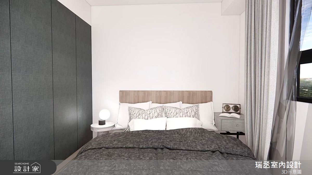 18坪新成屋(5年以下)＿現代風臥室案例圖片＿瑞丞室內設計＿瑞丞_新莊_18坪現代風之9