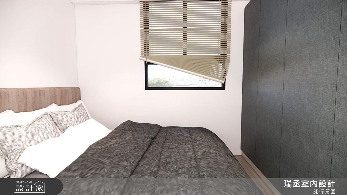 18坪新成屋(5年以下)＿現代風臥室案例圖片＿瑞丞室內設計＿瑞丞_新莊_18坪現代風之10