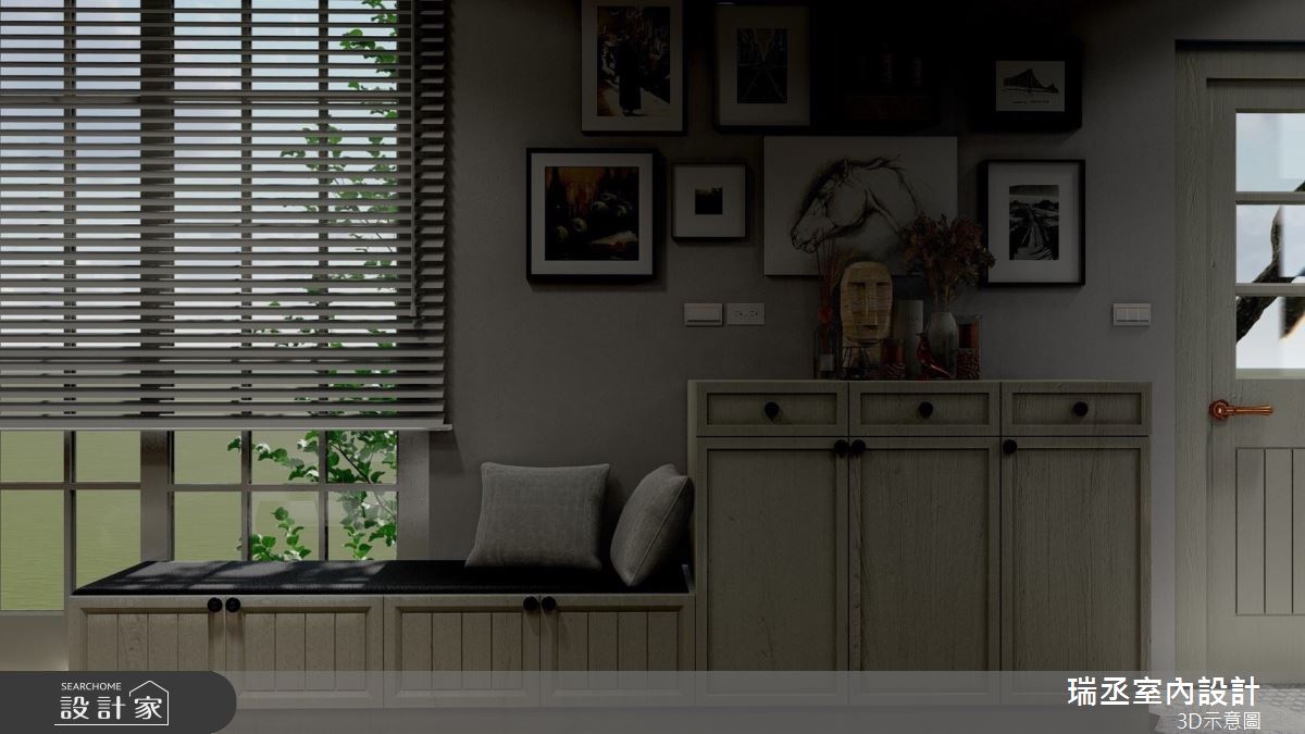 13坪老屋(31~40年)＿鄉村風玄關案例圖片＿瑞丞室內設計＿瑞丞_宜蘭_13坪老屋之2